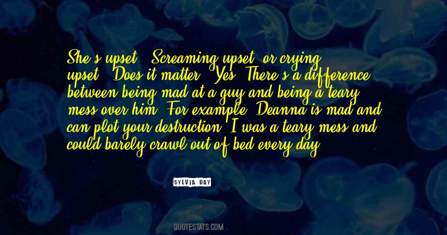 Going To Bed Crying Quotes #225586