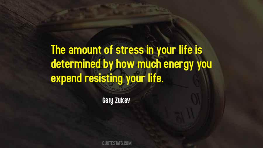 Stress Of Life Quotes #1335801