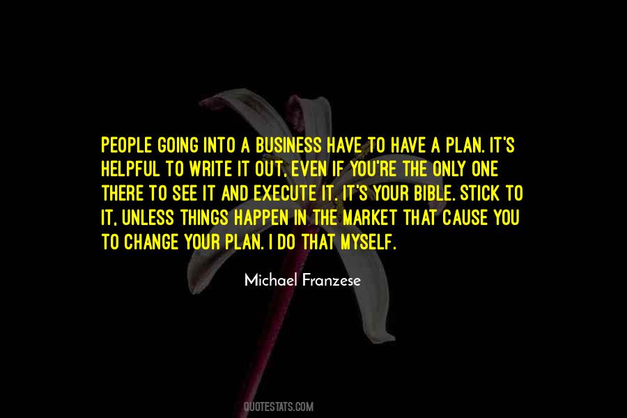 Stick To Plan Quotes #791643