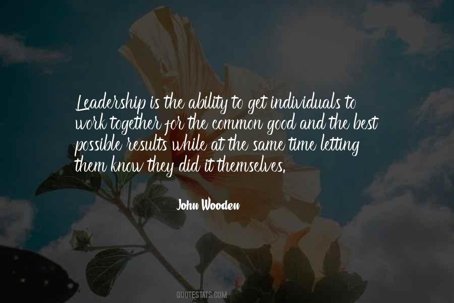 Leadership Time Quotes #1075528