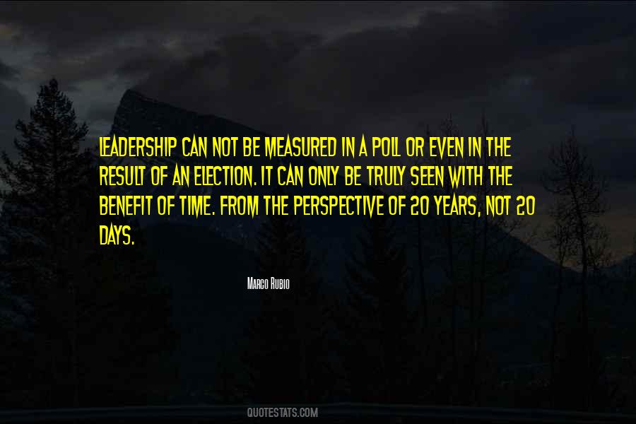 Leadership Time Quotes #211299