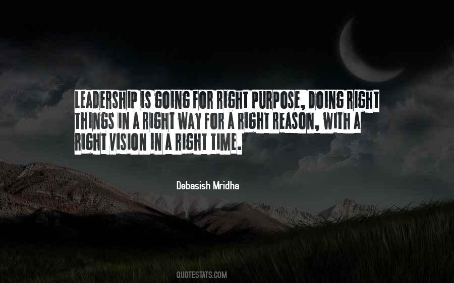 Leadership Time Quotes #892612