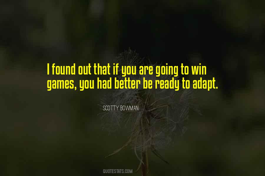 Going To Win Quotes #1281106