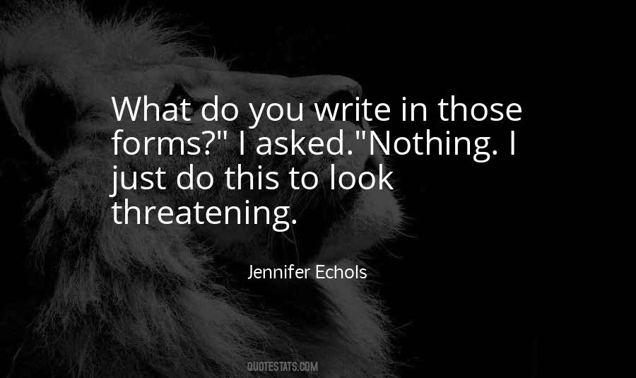 Going Too Far Jennifer Echols Quotes #200419