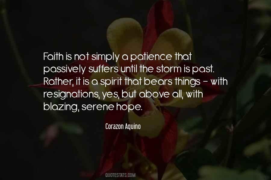 Patience Faith Quotes #970473