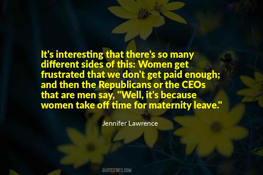 Maternity Leave Over Quotes #871096