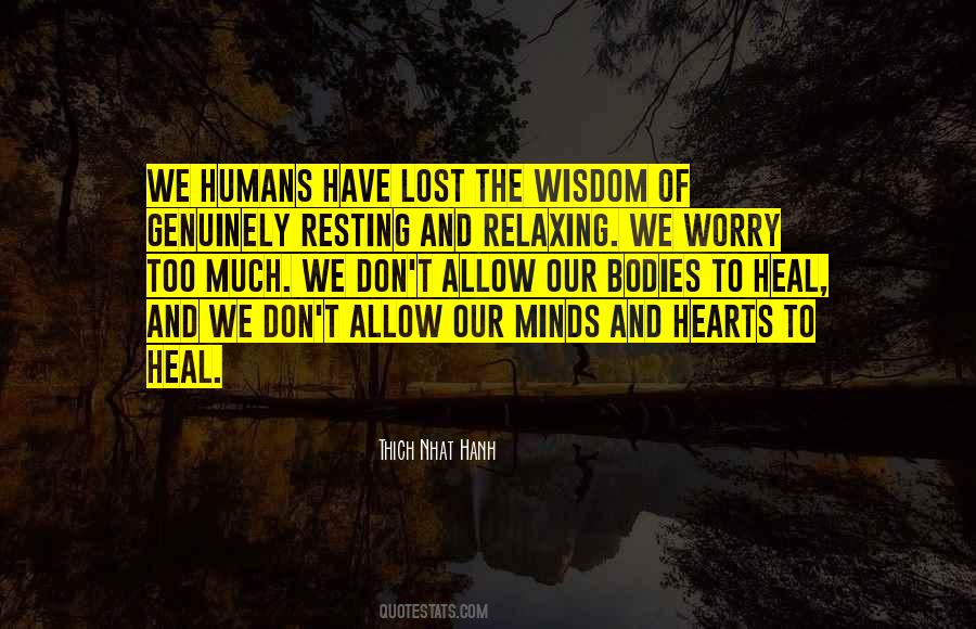 We Worry Too Much Quotes #792145