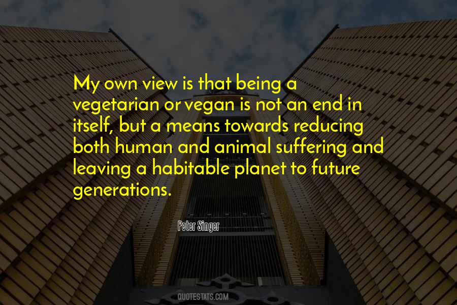 Being Vegetarian Quotes #76355