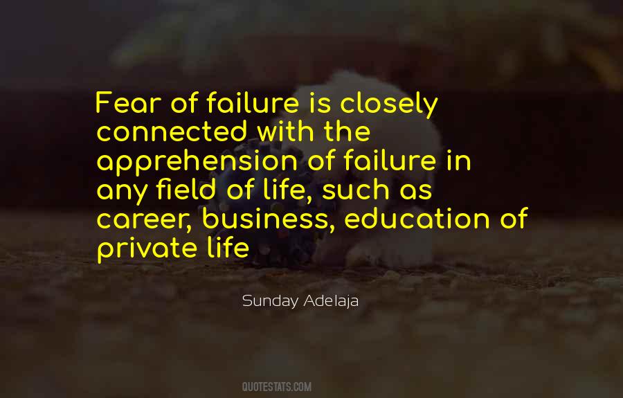 Failure Fear Quotes #1229492