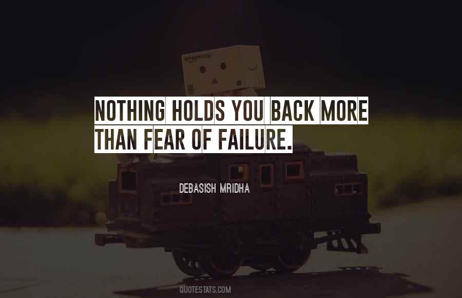 Failure Fear Quotes #405543