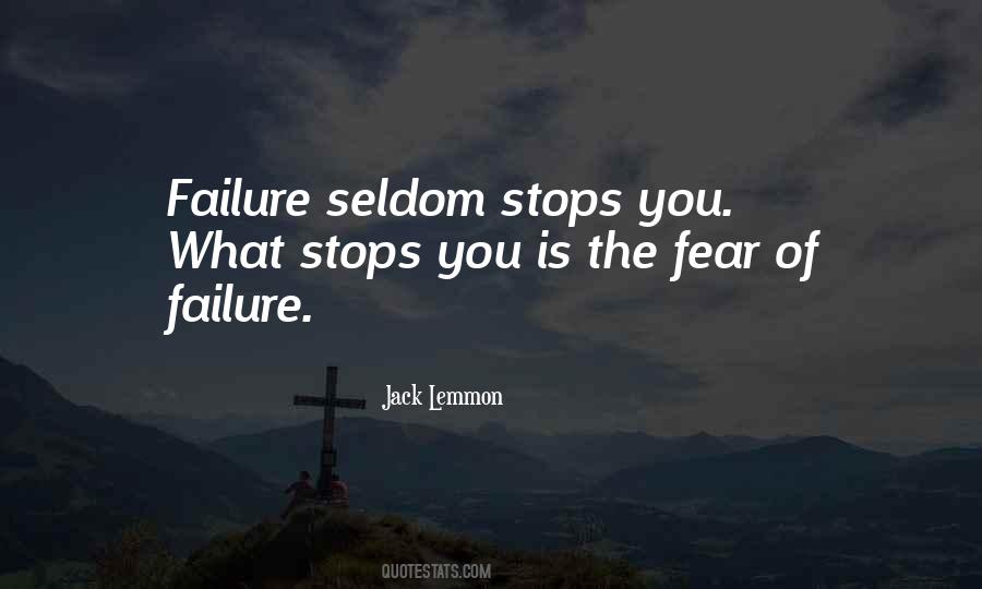 Failure Fear Quotes #465695