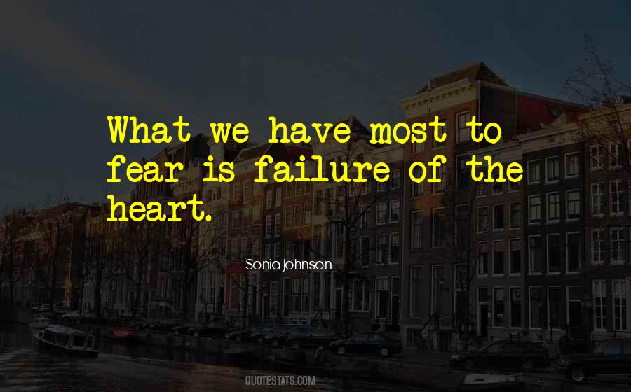 Failure Fear Quotes #617592