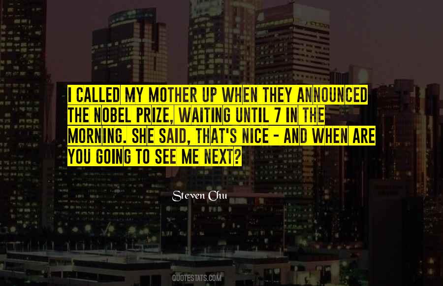 Mother Nice Quotes #1000717