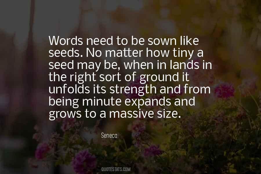 From A Seed Quotes #453583