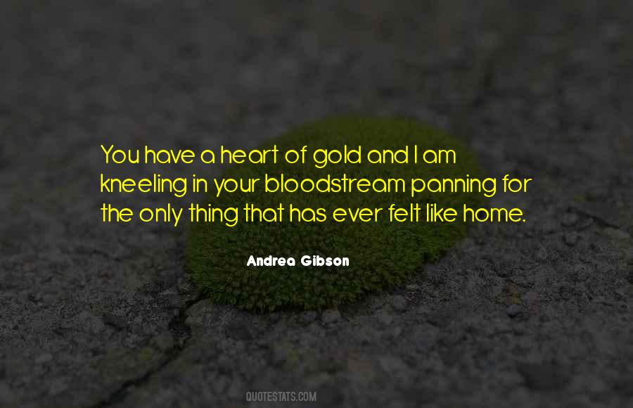 Gold Heart Quotes #1028369