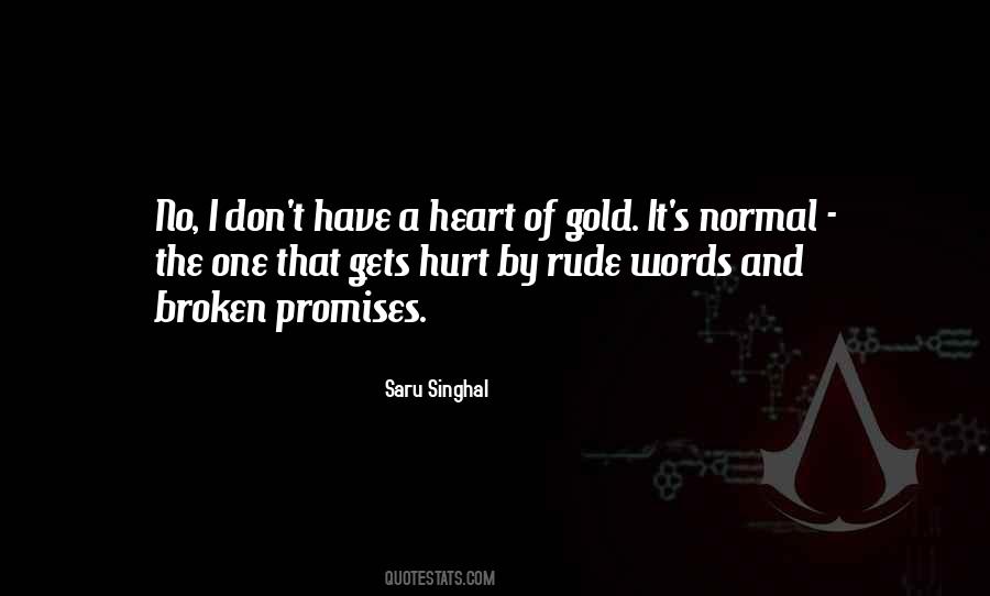 Gold Heart Quotes #49836