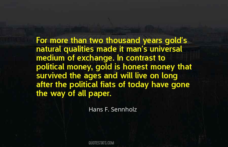 Gold Money Quotes #520649