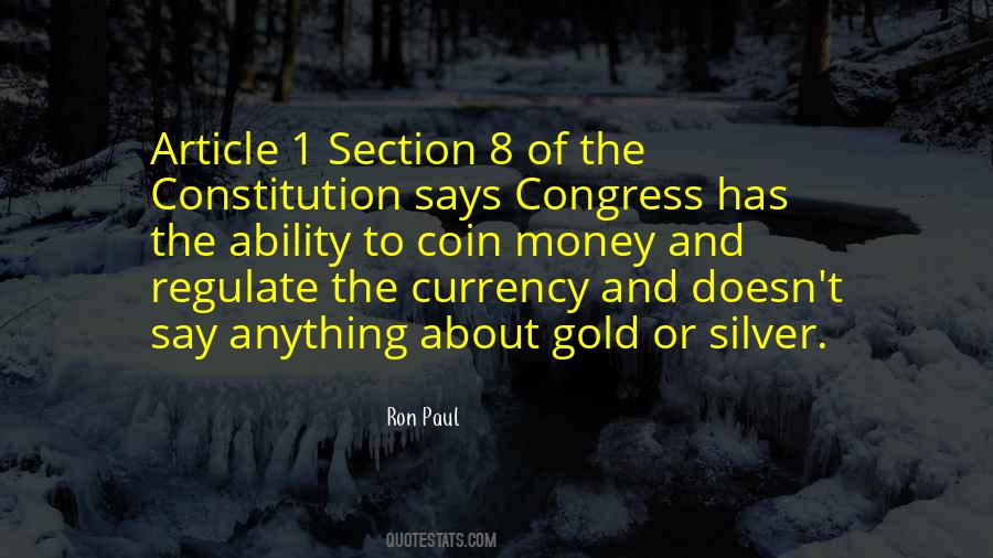 Gold Money Quotes #538629