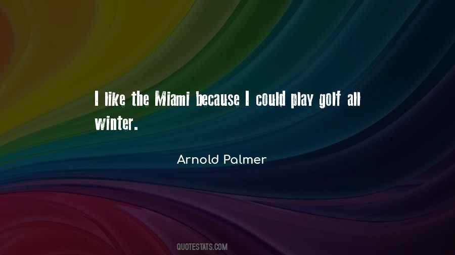 Winter Golf Quotes #1356661