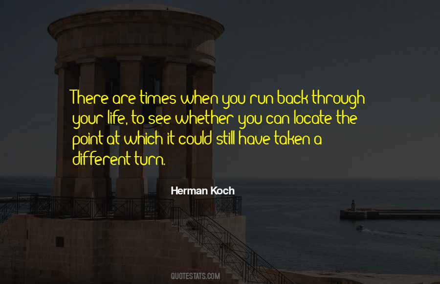 If I Could Turn Back Quotes #318869