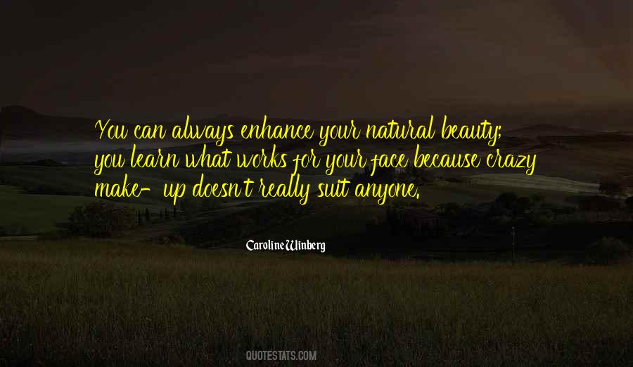 Your Natural Beauty Quotes #50454