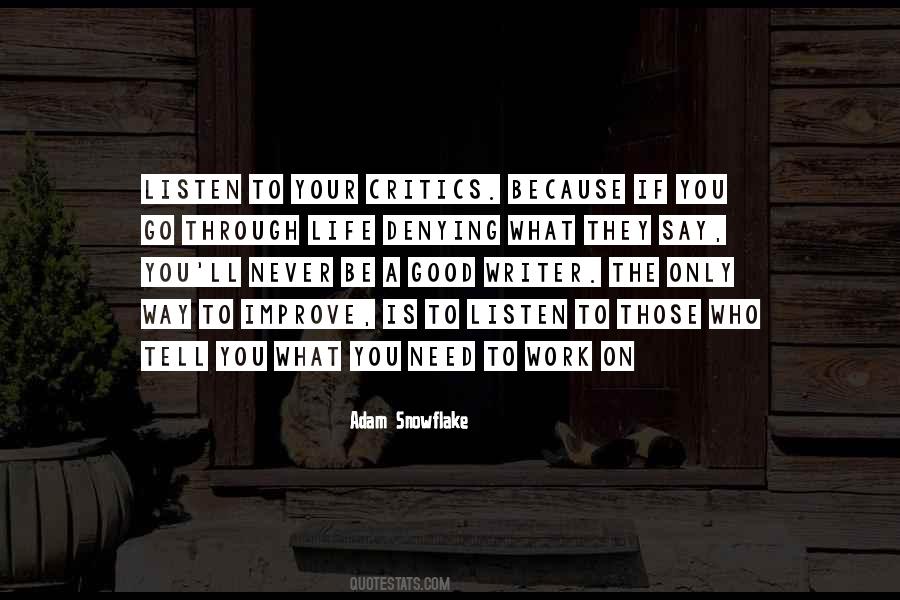 Need To Improve Quotes #1377322