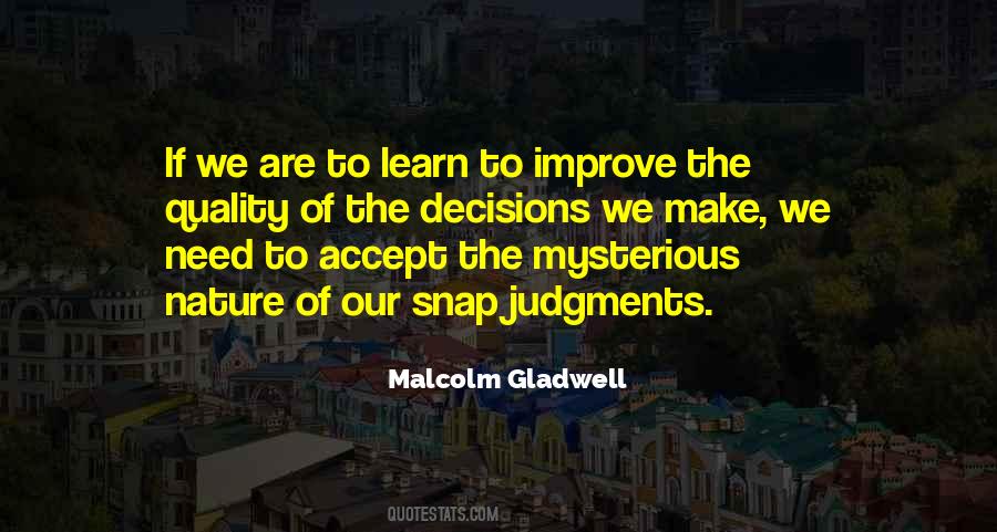 Need To Improve Quotes #1398907