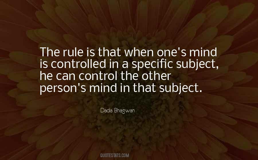 Rule Your Mind Or It Will Rule You Quotes #822131