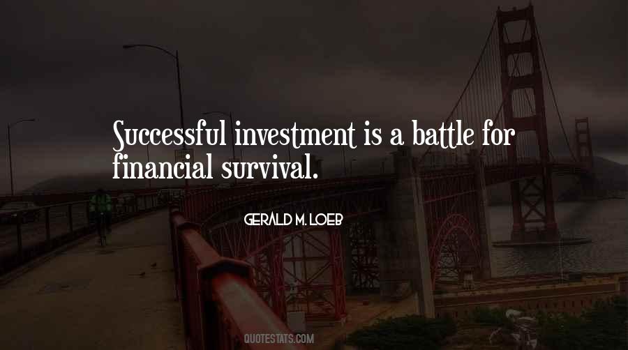 Successful Investment Quotes #1514763