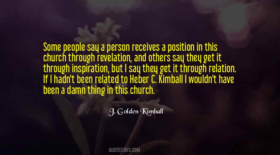 Golden Kimball Quotes #1585835