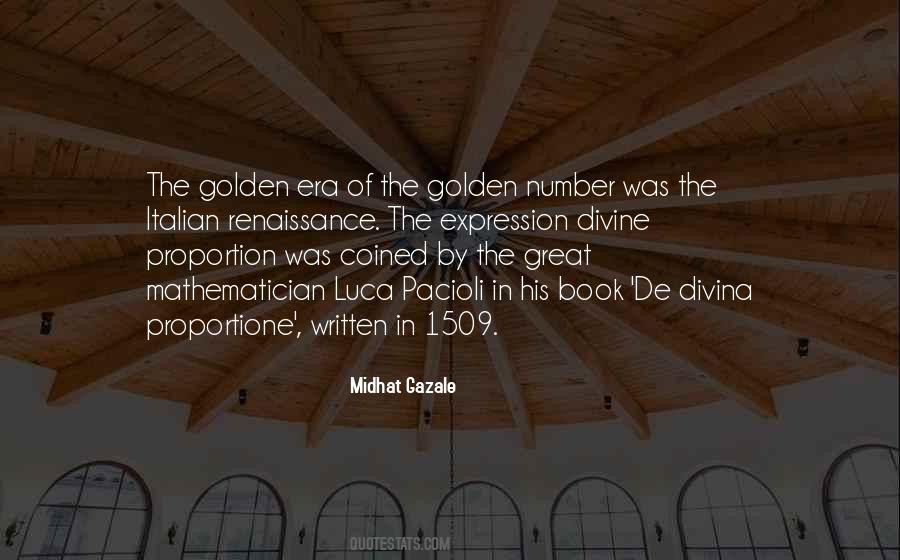 Golden Proportion Quotes #1378538