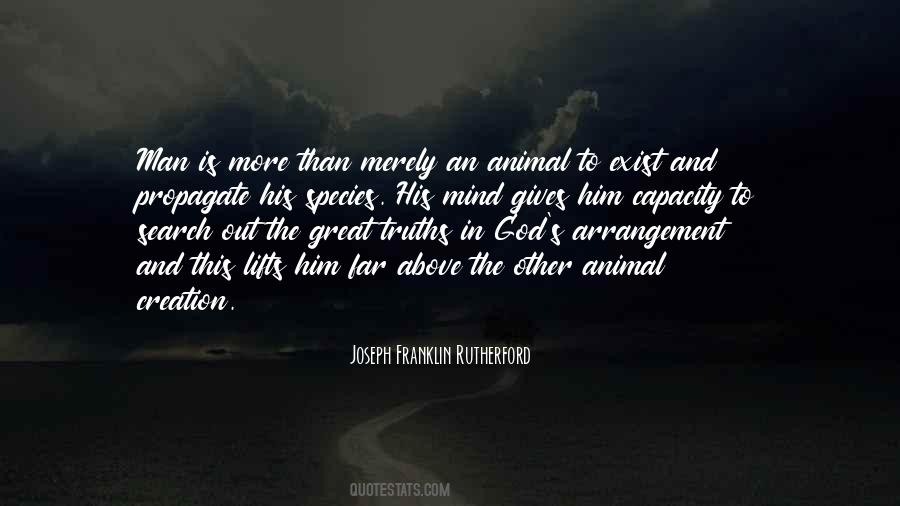 God Animal Quotes #1477588