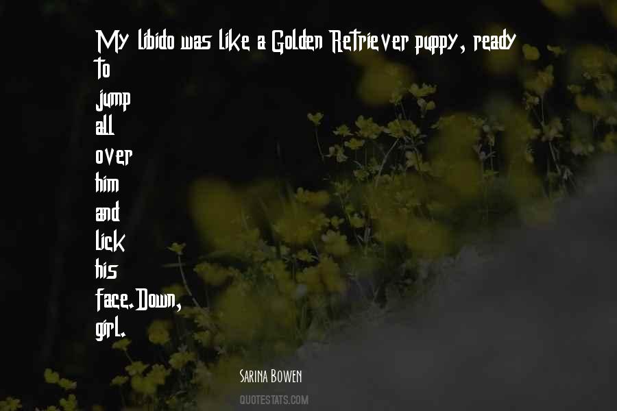 Golden Retriever Puppy Quotes #783343