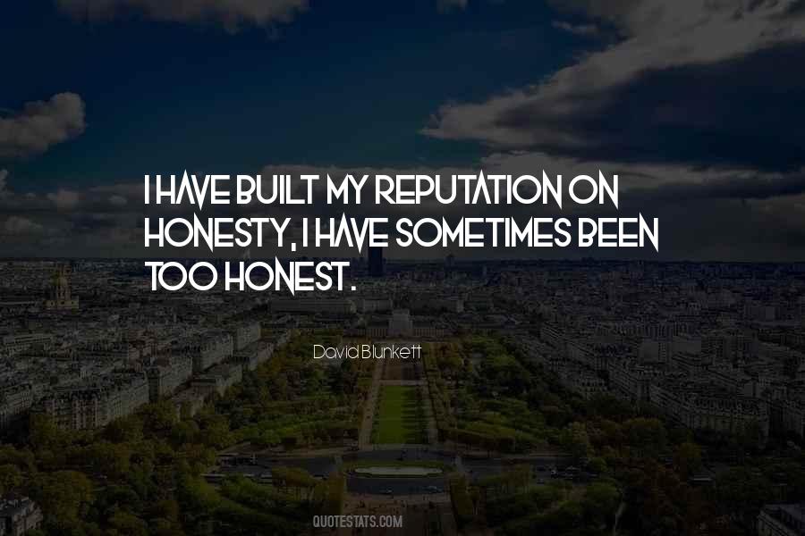 My Honesty Quotes #1586360