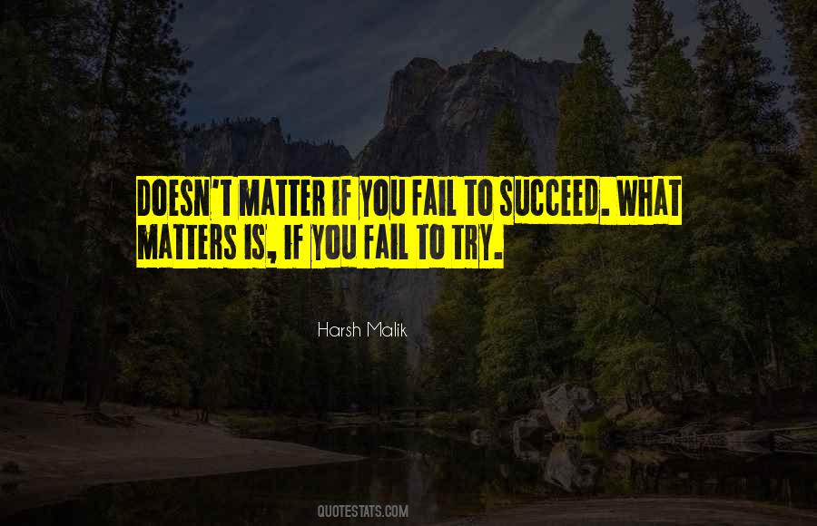 What If You Fail Quotes #697783