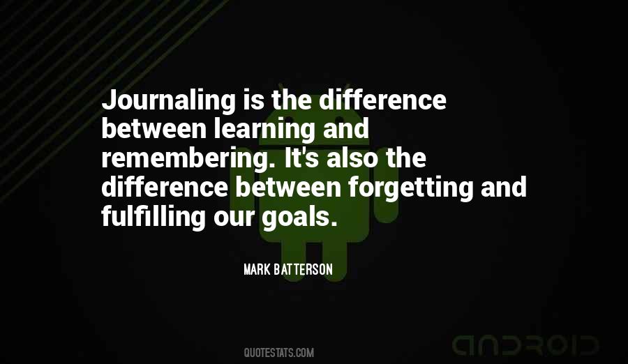 Learning Goals Quotes #1223108