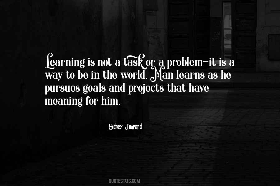 Learning Goals Quotes #1587756