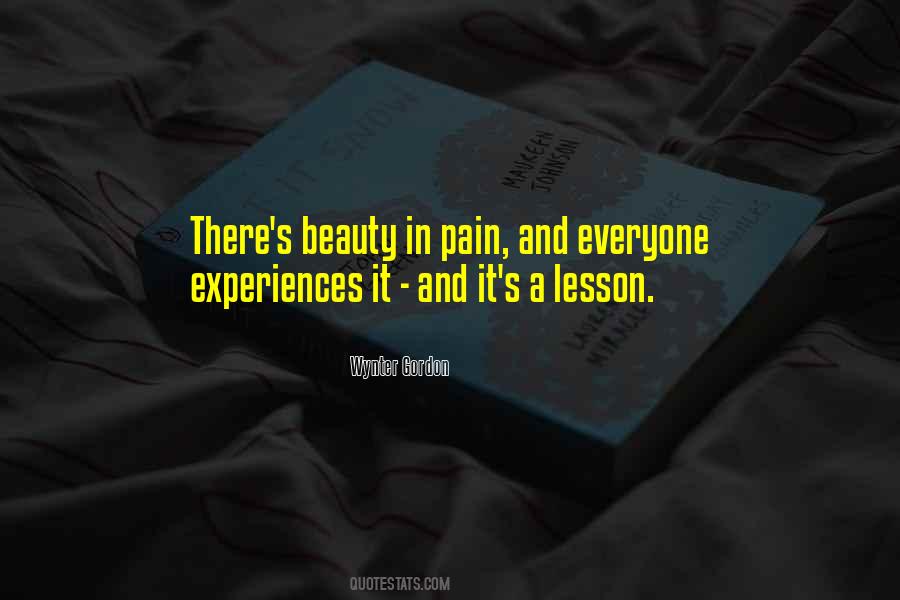 Beauty In Pain Quotes #1641231