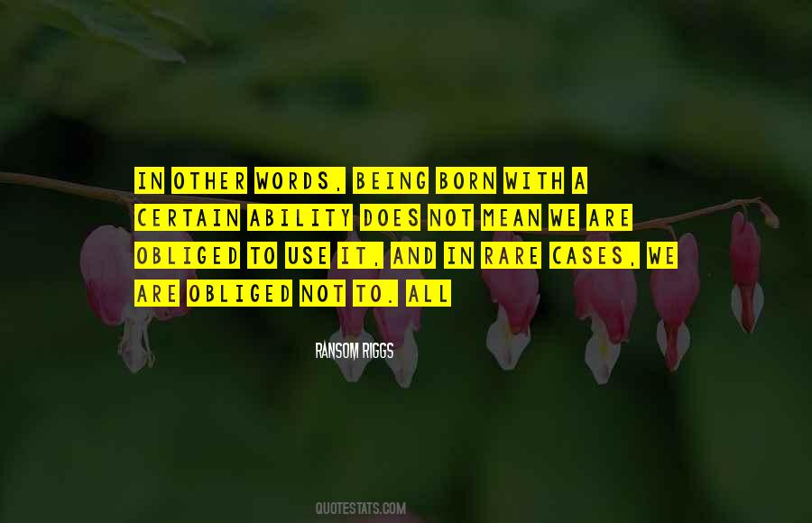 Rare Words Quotes #610121