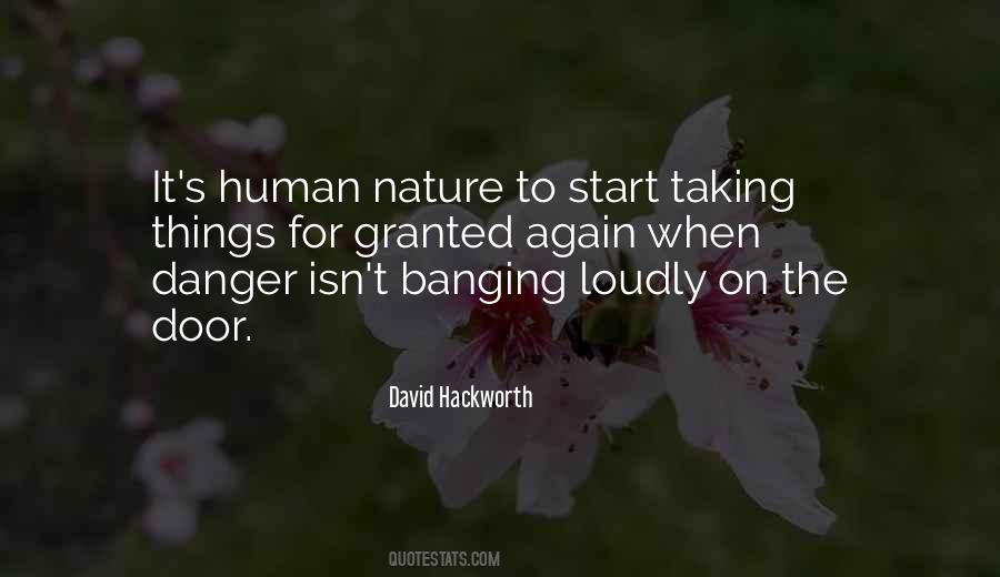 Nature Danger Quotes #955259