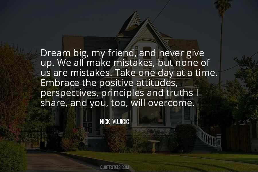 We Never Give Up Quotes #380220