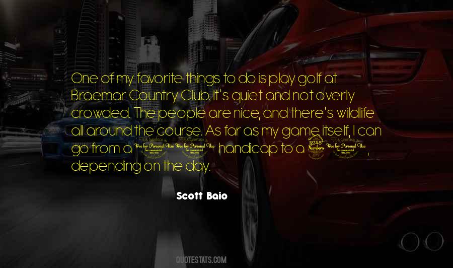 Golf Handicap Quotes #1104672