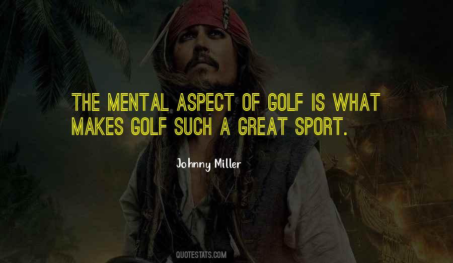 Golf Is Mental Quotes #375772