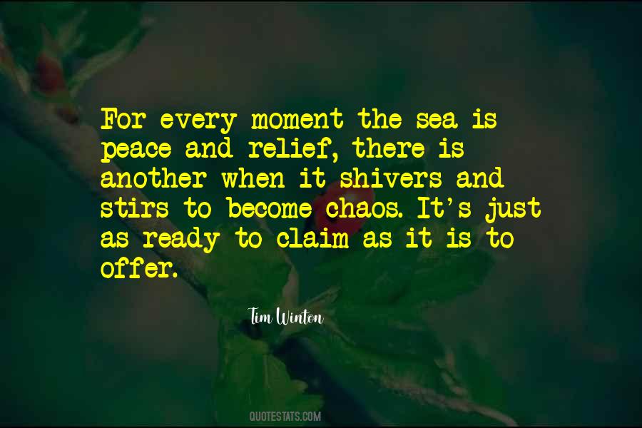 Sea Peace Quotes #1783979