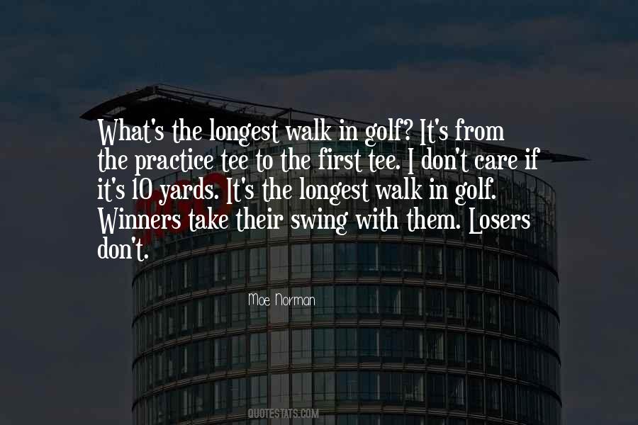 Golf Losers Quotes #727432