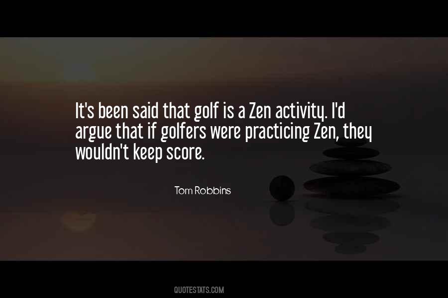 Golf Score Quotes #1144714
