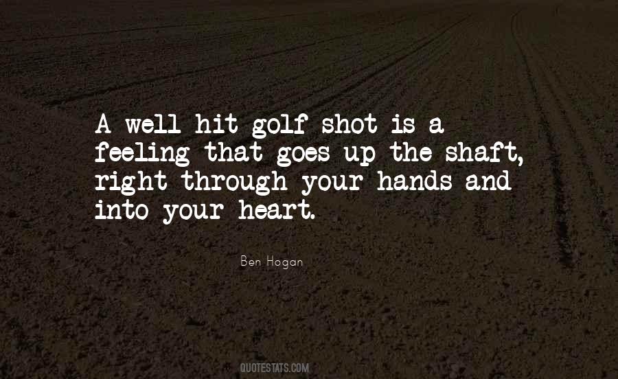 Golf Shot Quotes #1634896