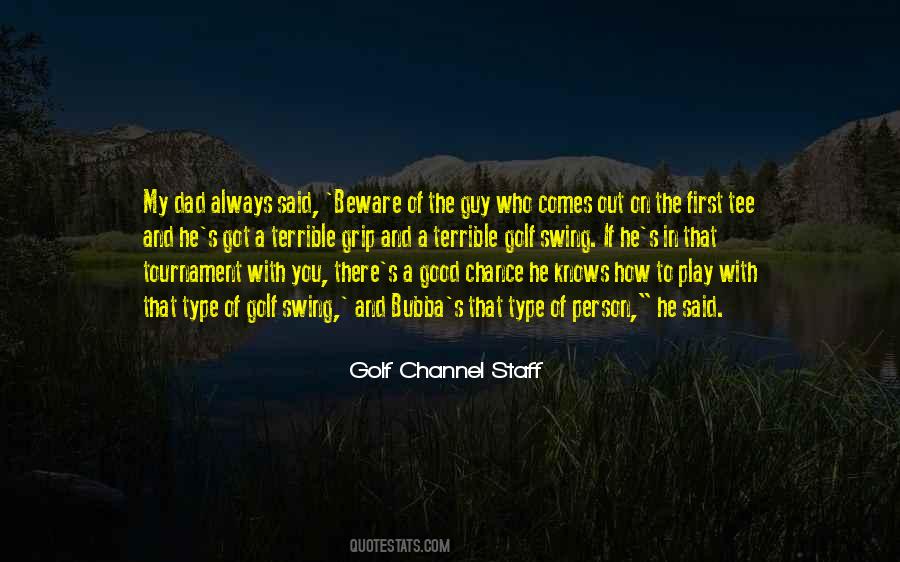 Golf Tournament Quotes #1615402