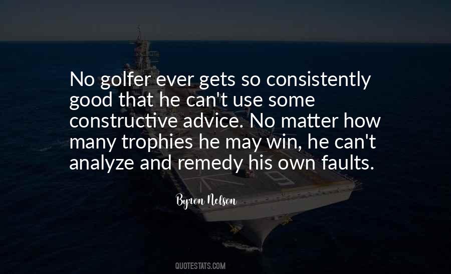 Golfer Quotes #400694