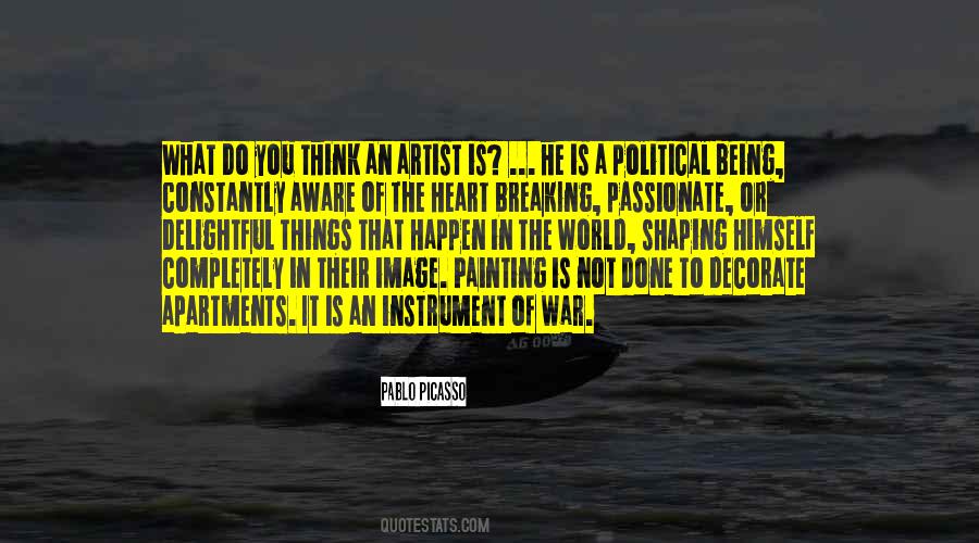Passionate Artist Quotes #408332